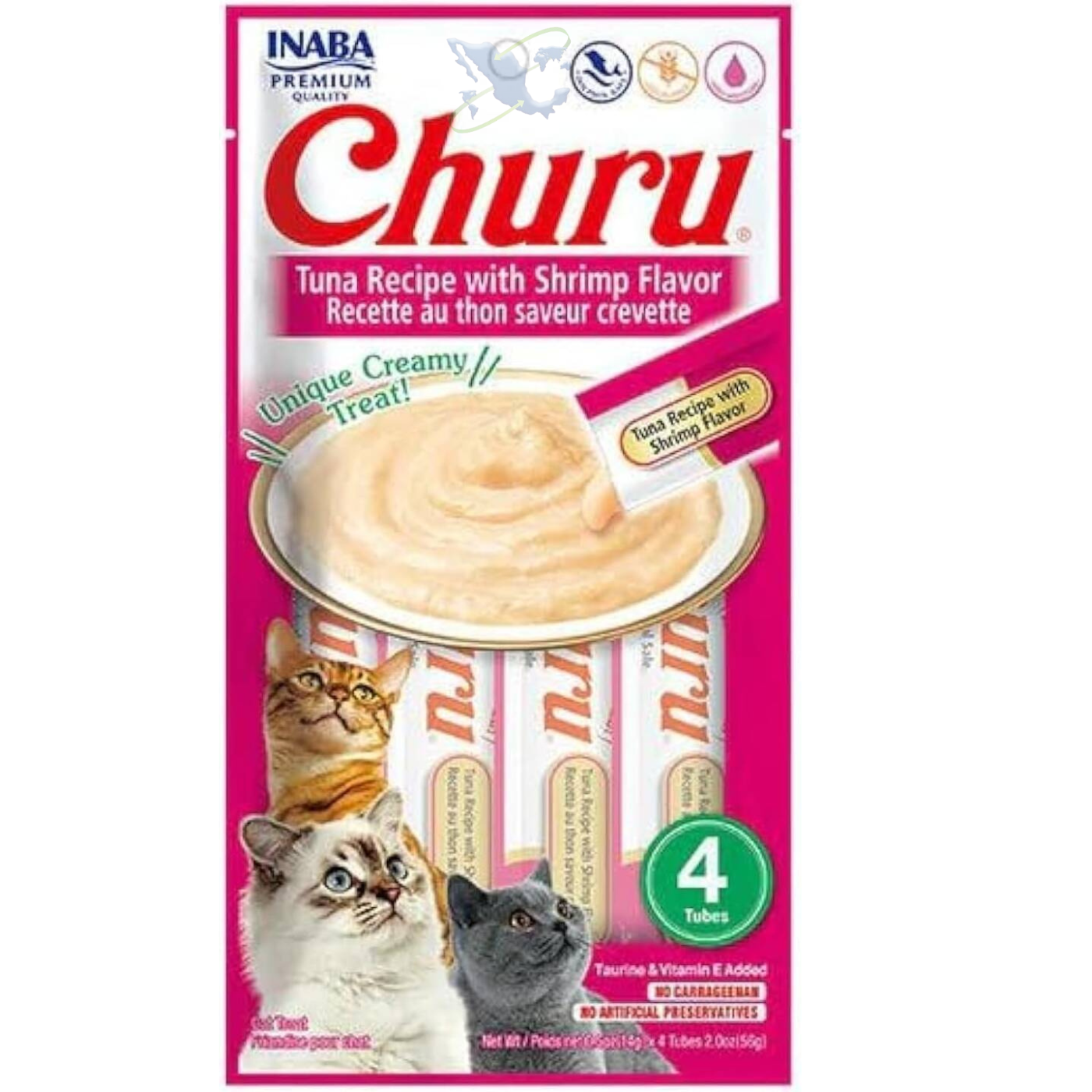 Churu Receta De Atún Con Camarón (Sobre Con 4 Premios)