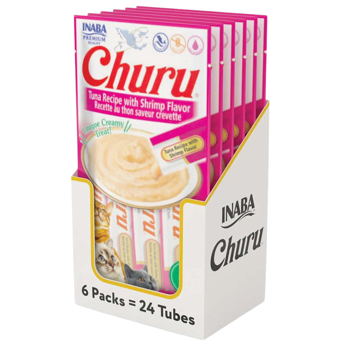 Churu Receta De Atún Con Camarón (Caja Con 6 Sobres)