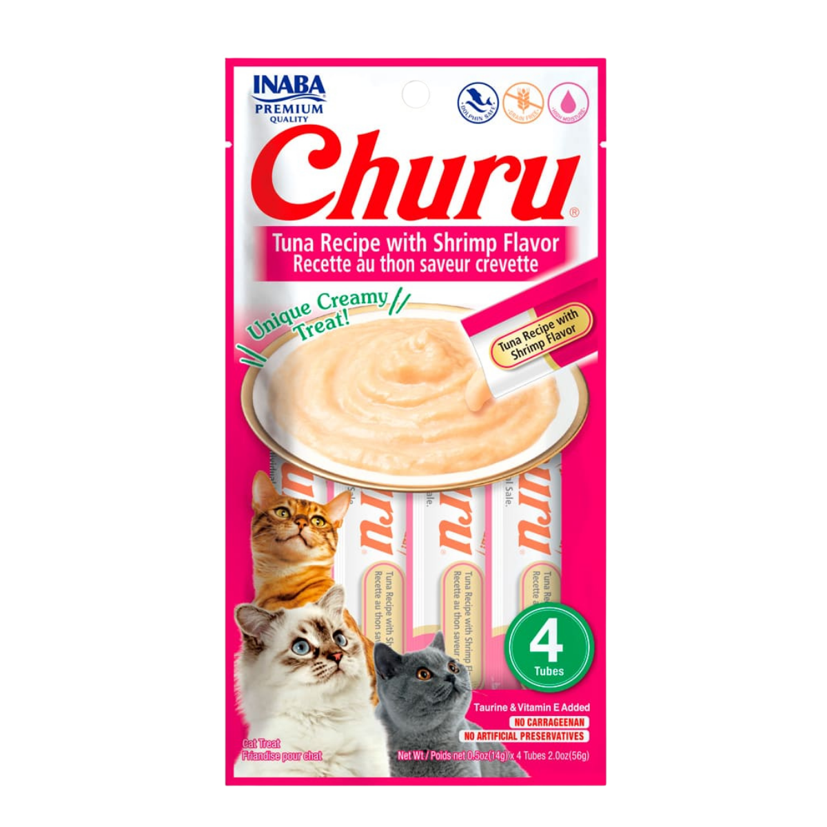 Churu Receta De Atún Con Camarón (Sobre Con 4 Premios)