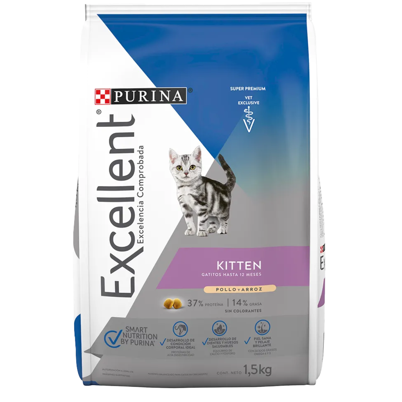 Excellent Gato Kitten Pollo Y Arroz