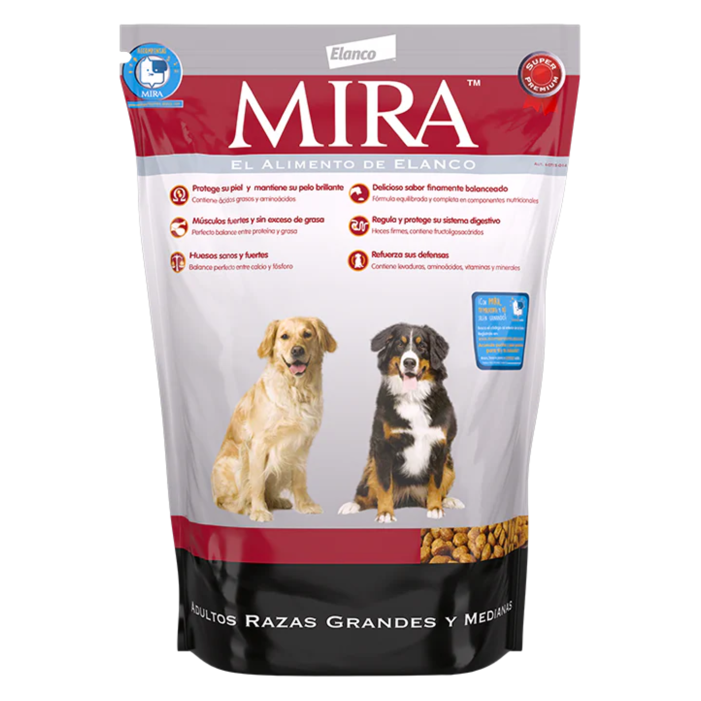 Mira Alimento Para Perro Adulto Raza Mediana Y Grande