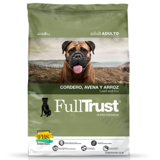 Full Trust Perro Adulto Cordero, Avena Y Arroz
