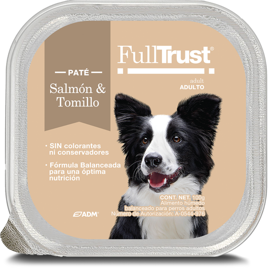 Full Trust Alimento Húmedo Perro Salmón Y Tomillo