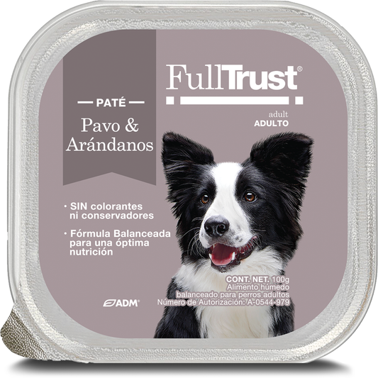 Full Trust Alimento Húmedo Perro Pavo Y Arándanos