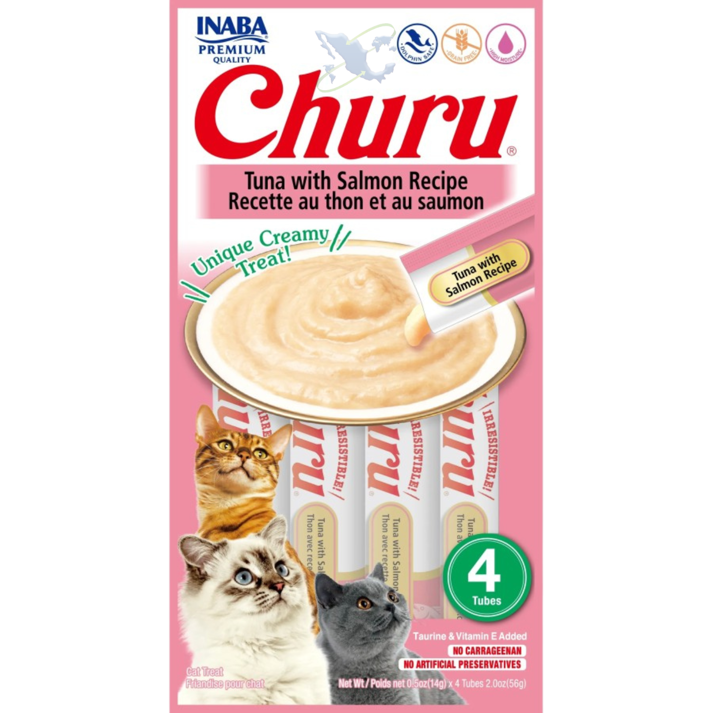 Churu Receta De Atún Con Salmón (Sobre Con 4 Premios)