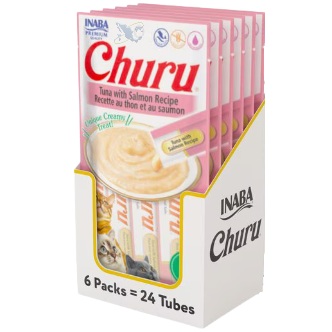 Churu Receta De Atún Con Salmón (Caja Con 6 Sobres)