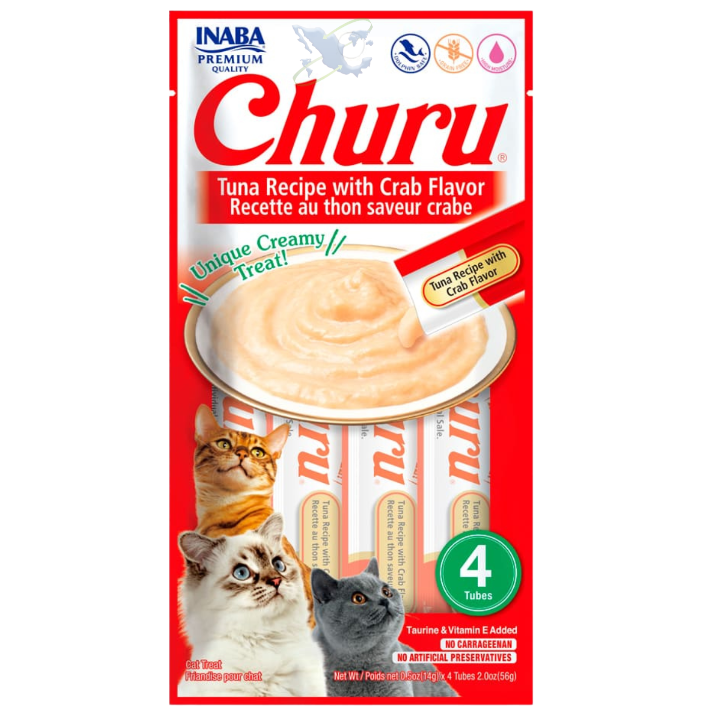 Churu Receta De Atún Con Cangrejo (Sobre Con 4 Premios)