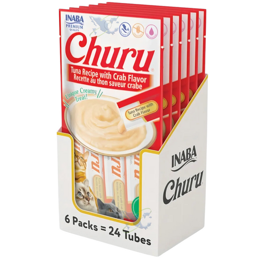 Churu Receta De Atún Con Cangrejo (Caja Con 6 Sobres)