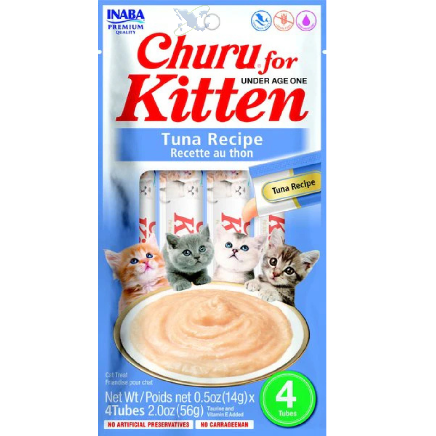 Churu Kitten de Atún para Gatitos (Sobre Con 4 Premios)