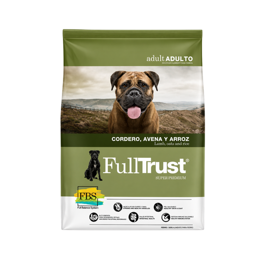Full Trust Perro Adulto Cordero, Avena Y Arroz