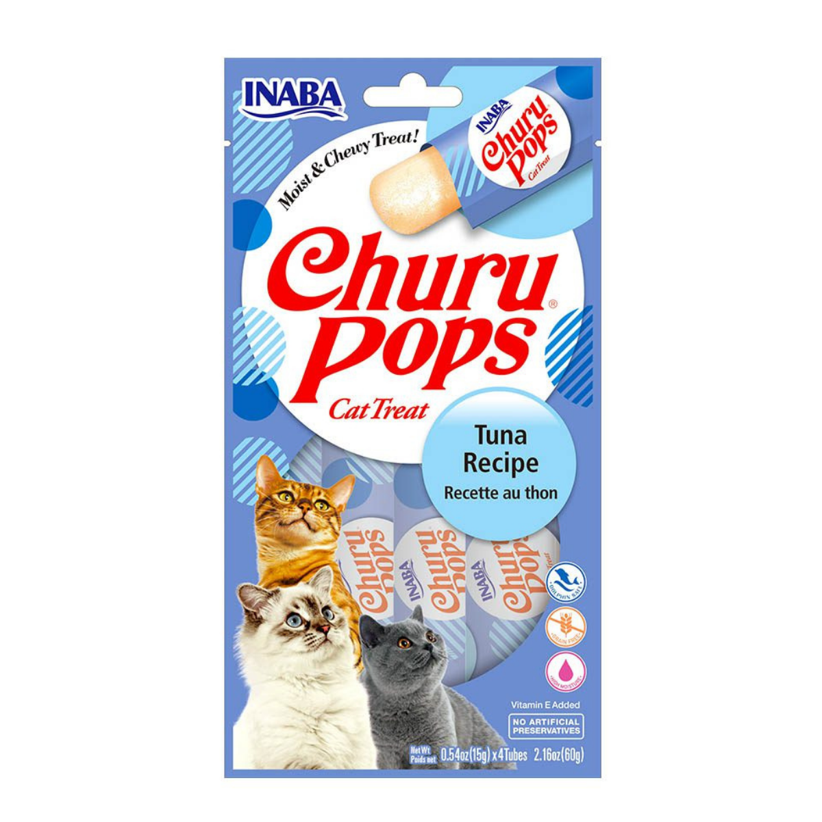 Churu Pops Receta De Atún Para Gatos (Sobre Con 4 Premios)