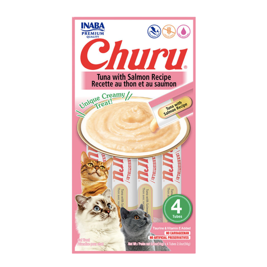 Churu Receta De Atún Con Salmón (Sobre Con 4 Premios)