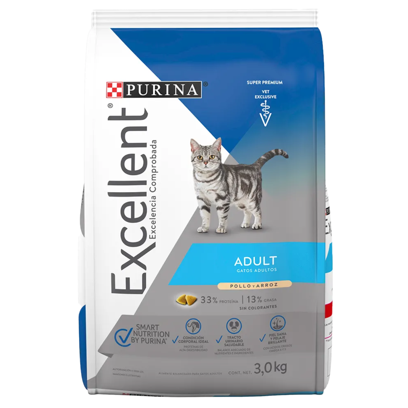 Excellent Gato Adulto Pollo Y Arroz