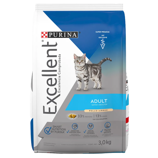 Excellent Gato Adulto Pollo Y Arroz